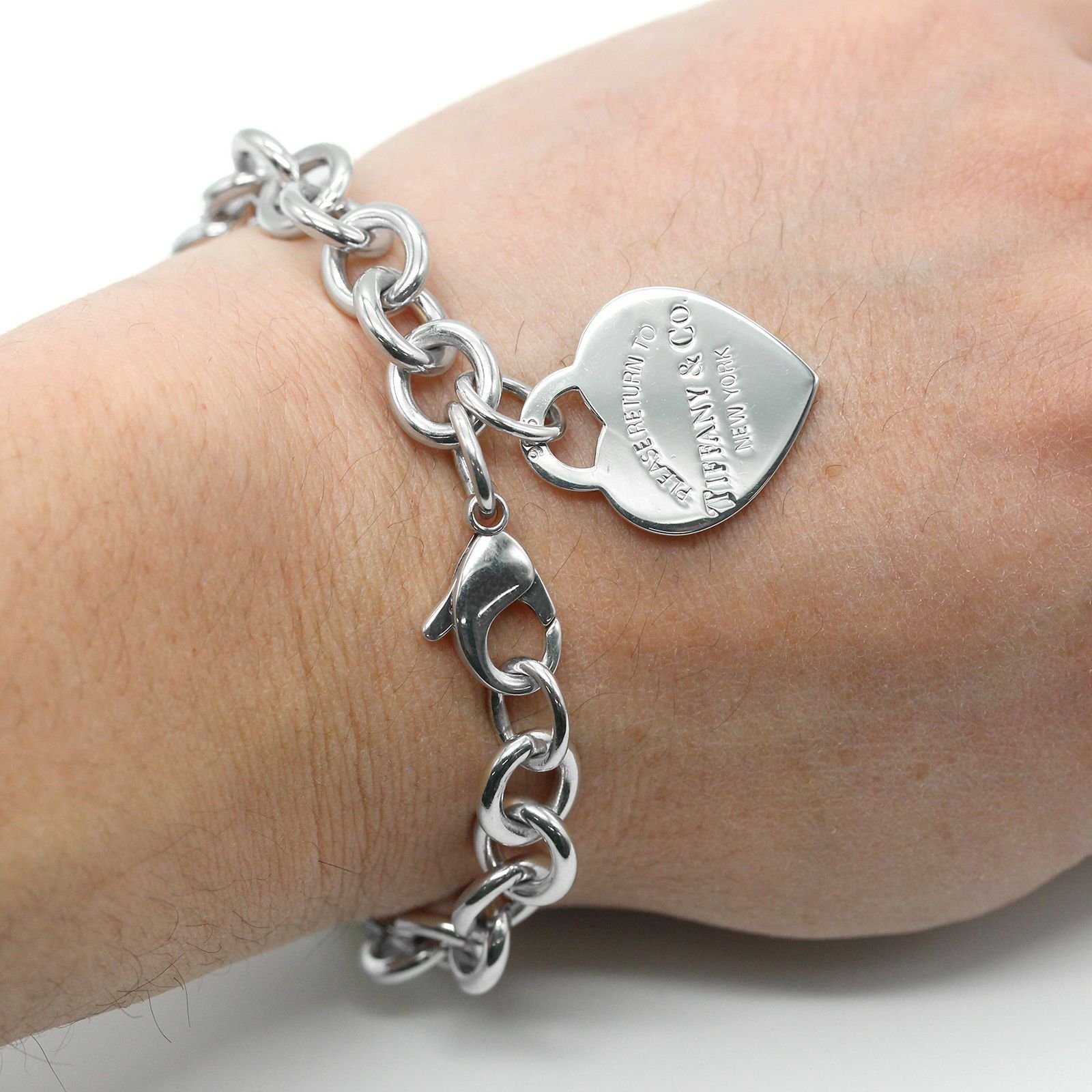 極美品】ティファニー TIFFANY&CO. リターントゥ ブレスレット ハート 