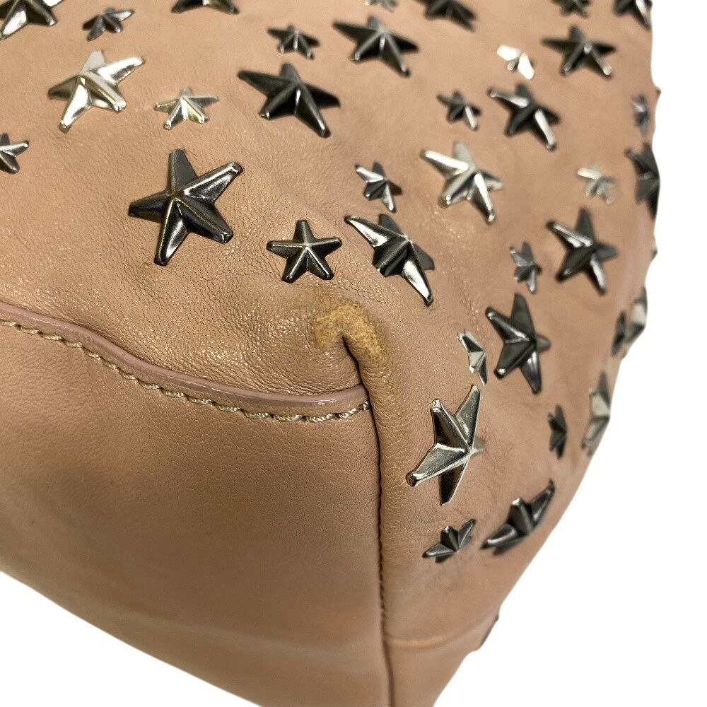 ５％OFF フォロワークーポン JIMMY CHOO ジミーチュウ サシャS ミニバッグ スタースタッズ トートバッグ バッグ カバン ブランド ショルダー おしゃれ ノートパソコン ピンク レディース おすすめ 人気 DECORATOM_COM_BR