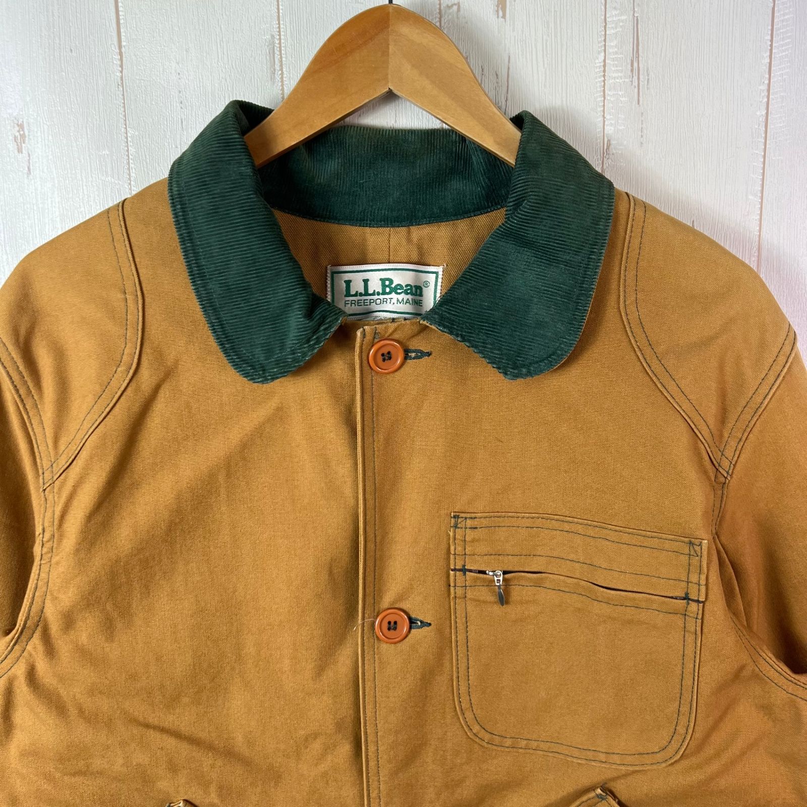 Men s M ブラウン系 1980 Llbean エルエルビーン オリジナル フィールドコート ビンテージ 旧タグ ハンティングジャケット コットン ウェア トップス アウター ジャケット z 0