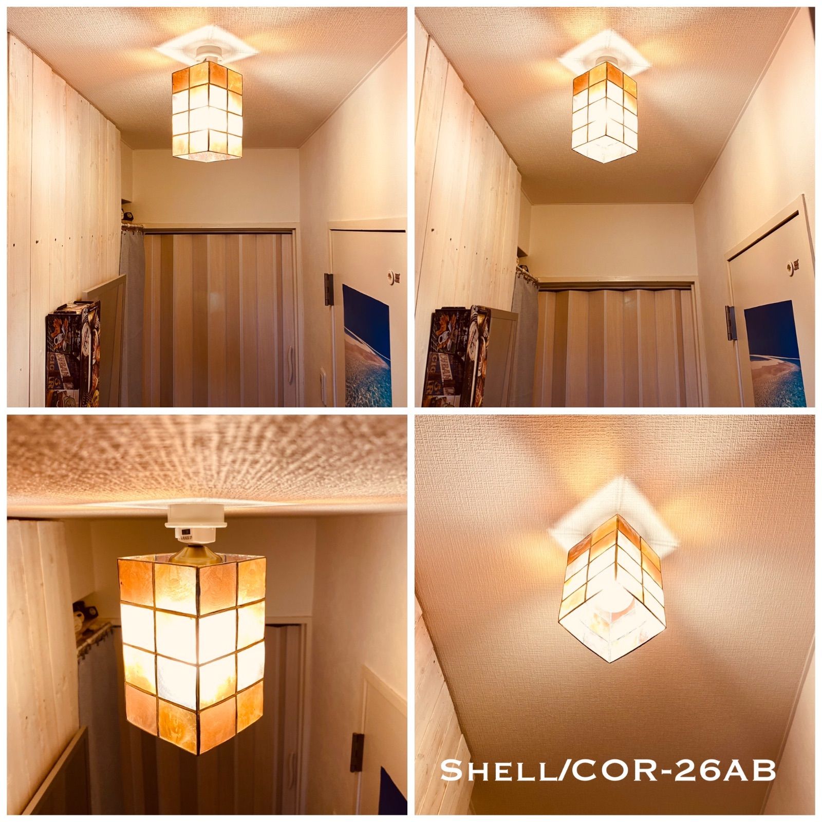 天井照明 シーリングライト Shell/CFL E17 カピス レトロインテリア 天井照明 シーリングライト Shell/CFL E17 カピスレトロ