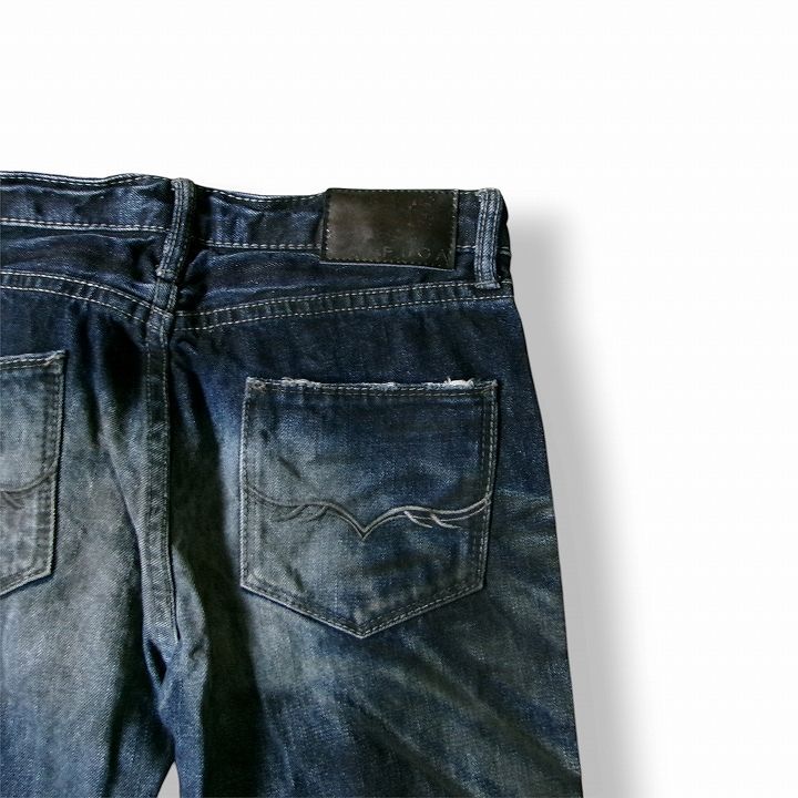  FUGA フーガ 加工デニムフ パンツ 44 J 0912 ブーツカットデニム フレアデニム デニム ジーンズ