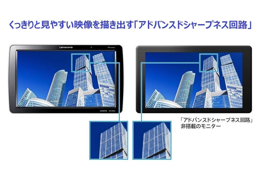 TVM-PW910 9インチ WVGA プライベートモニター HIGHポジション