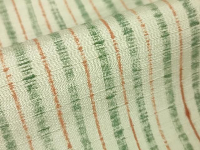 平和屋本店□極上 染司よしおか 五代目 吉岡幸雄 紬 縞 逸品