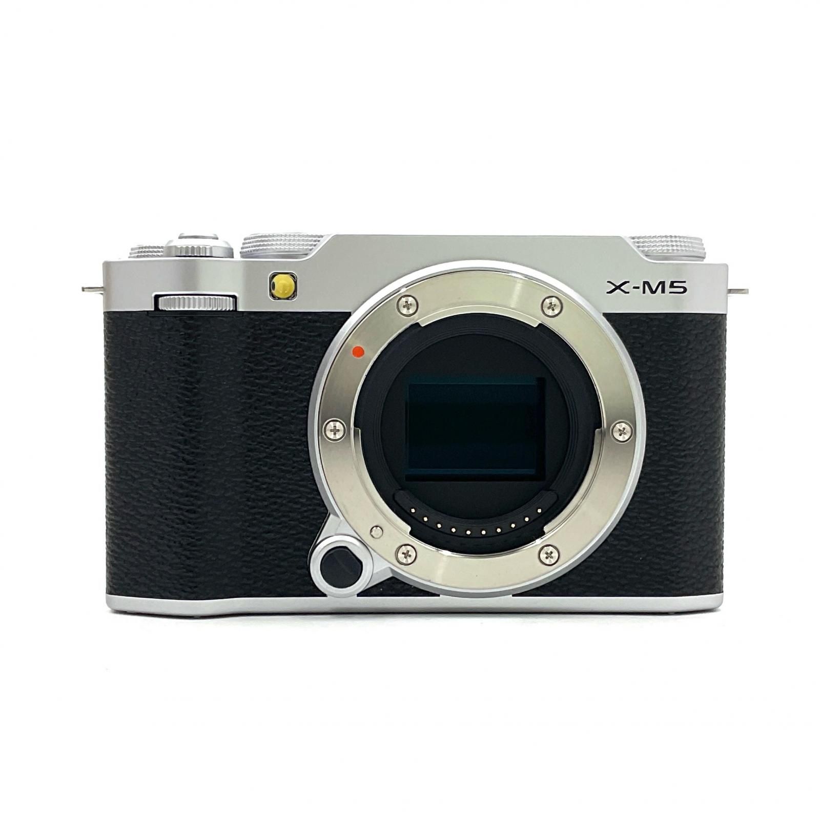 全額返金保証 最速発送 FUJIFILM デジタル一眼 X-M5 ボディ シルバー 動作 済 シャッター328回