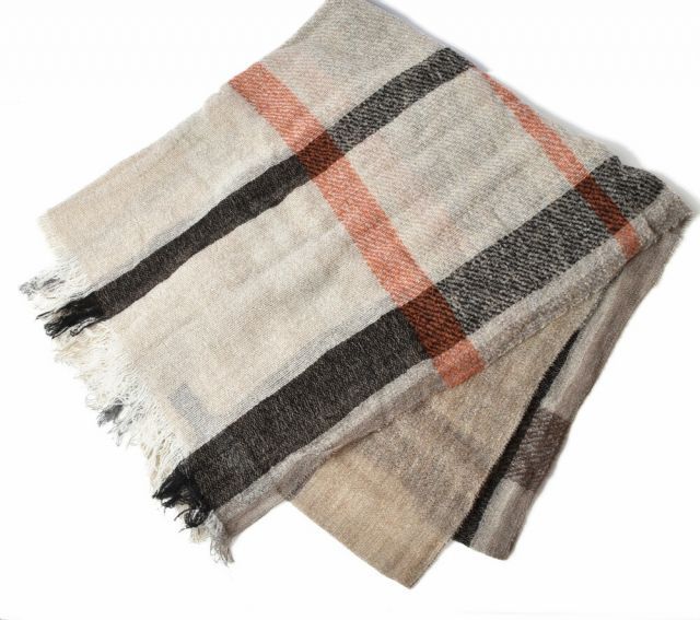 BABY WOOL BLANKET STOLE 小物 LIDNM BABY WOOL BLANCKET STOLE LIDNM