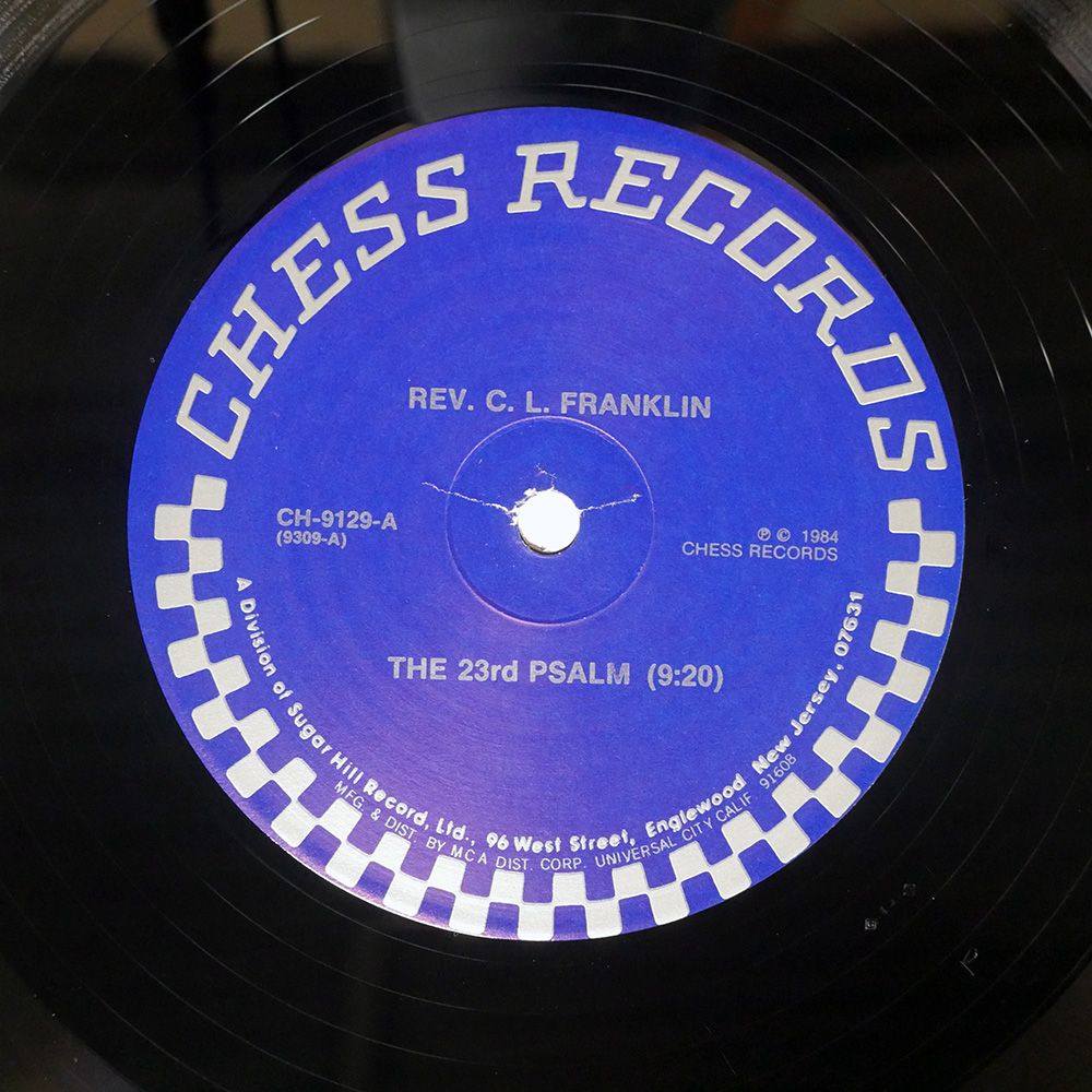 ジャンク,米 US盤 REV.C.L.FRANKLIN/23RD PSALM/CHESS CH9129A