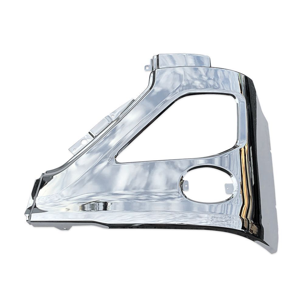 UD 17クオン パーフェクトクオン メッキ フロントバンパー 3分割タイプ 左