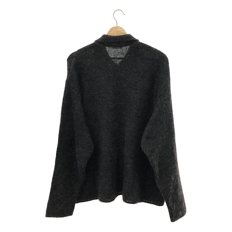 新品】 Blanc YM / ブランワイエム | 2023AW | Kid Mohair Knit Shirt