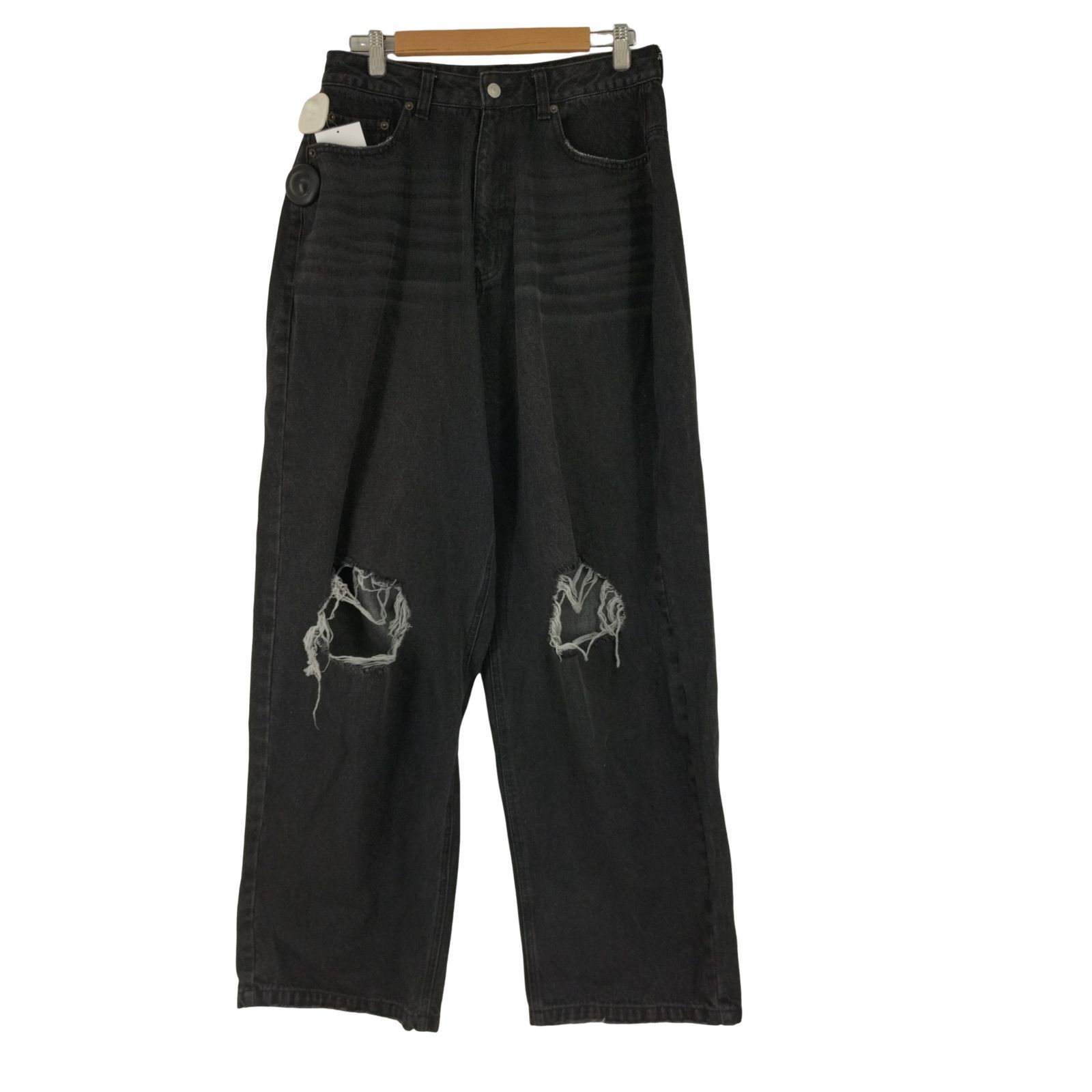 ホワイトランド WHITELAND DAMEGE WIDE DENIM ダメージワイドデニムパンツ メンズ JPN：M 