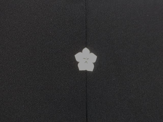 【着物】黒留袖 五つ紋 比翼仕立 流水に松・花・木々文 身丈約163.5cm 裄丈約64cm 25z06-3114 一輝堂】【着物】黒留袖 五つ紋 比翼仕立 流水に松・花・木々文 身丈約