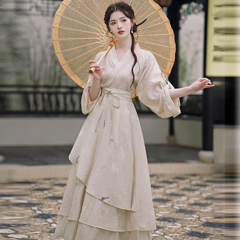 COS-19 豪華刺繍 漢服 かんふく 古風衣装 レトロ風 中華ロリータ