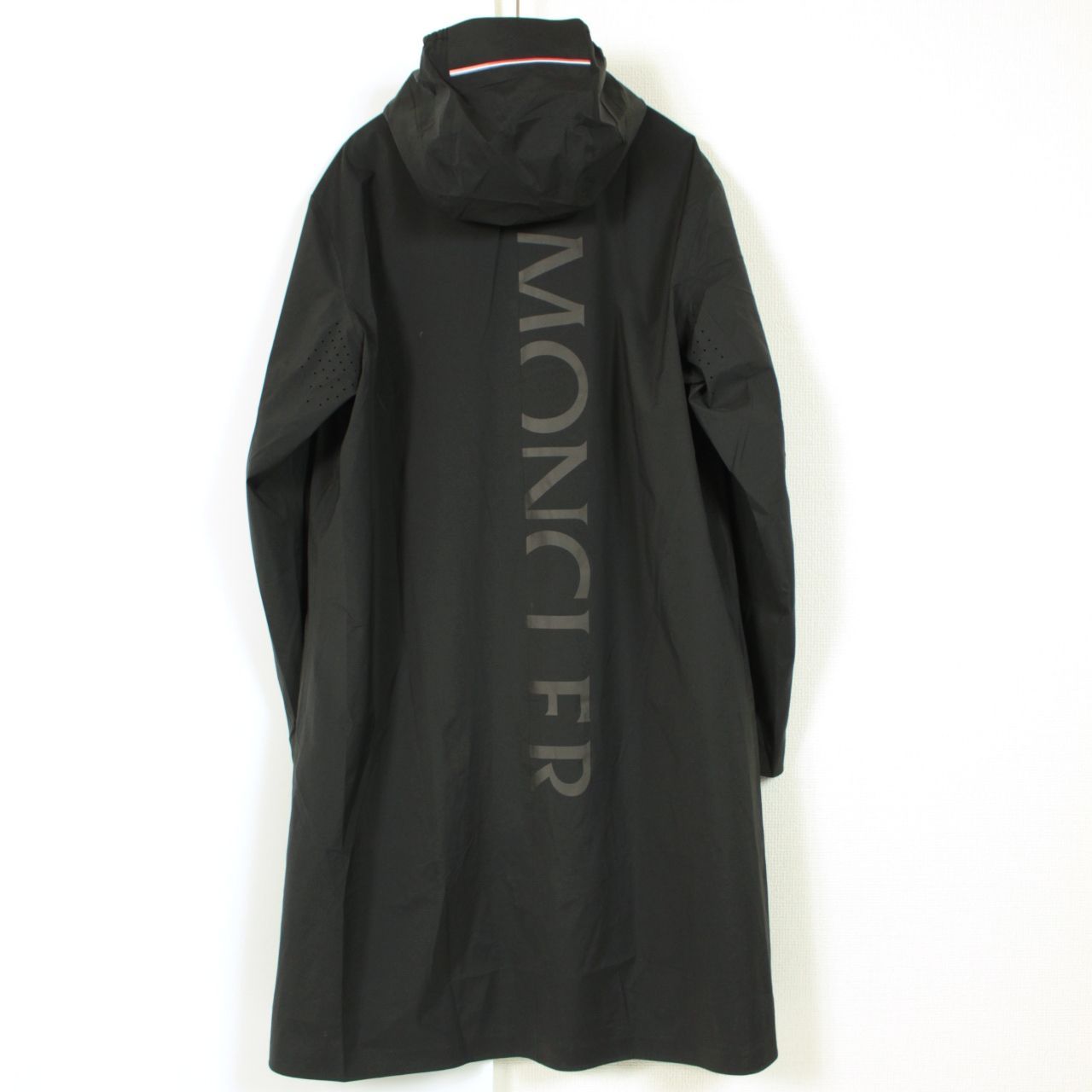 新品】 モンクレール MONCLER MATT BLACK GAVRAS ナイロンロングコート