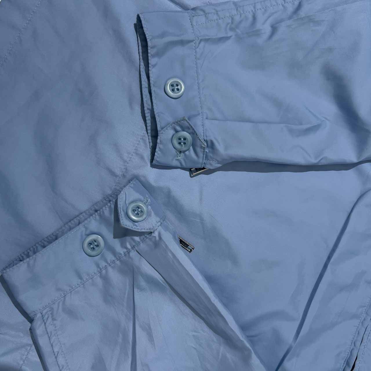 00s J.CREW ジェイクルー アノラックパーカー S/水色 メンズ 日本製