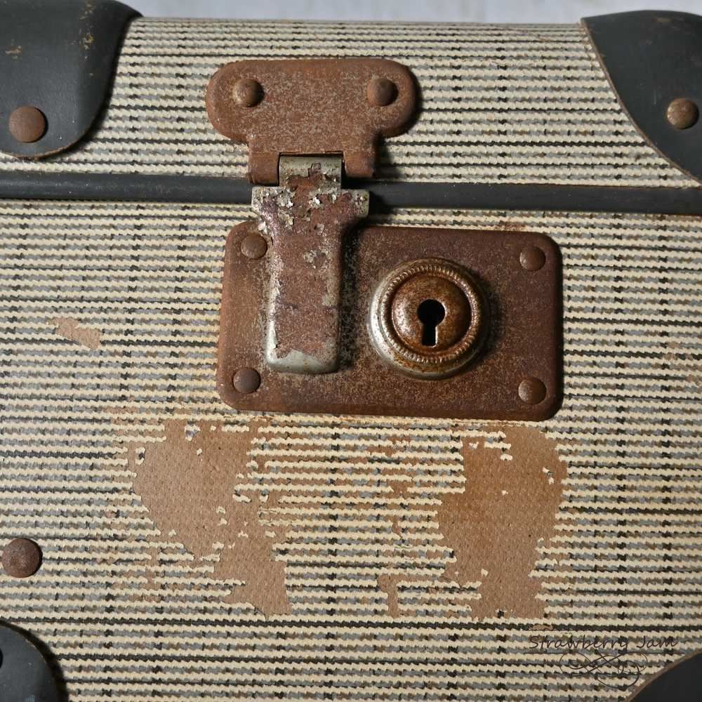 L3612-99-18 英国アンティーク トランク トランクレザー 収納 かばん