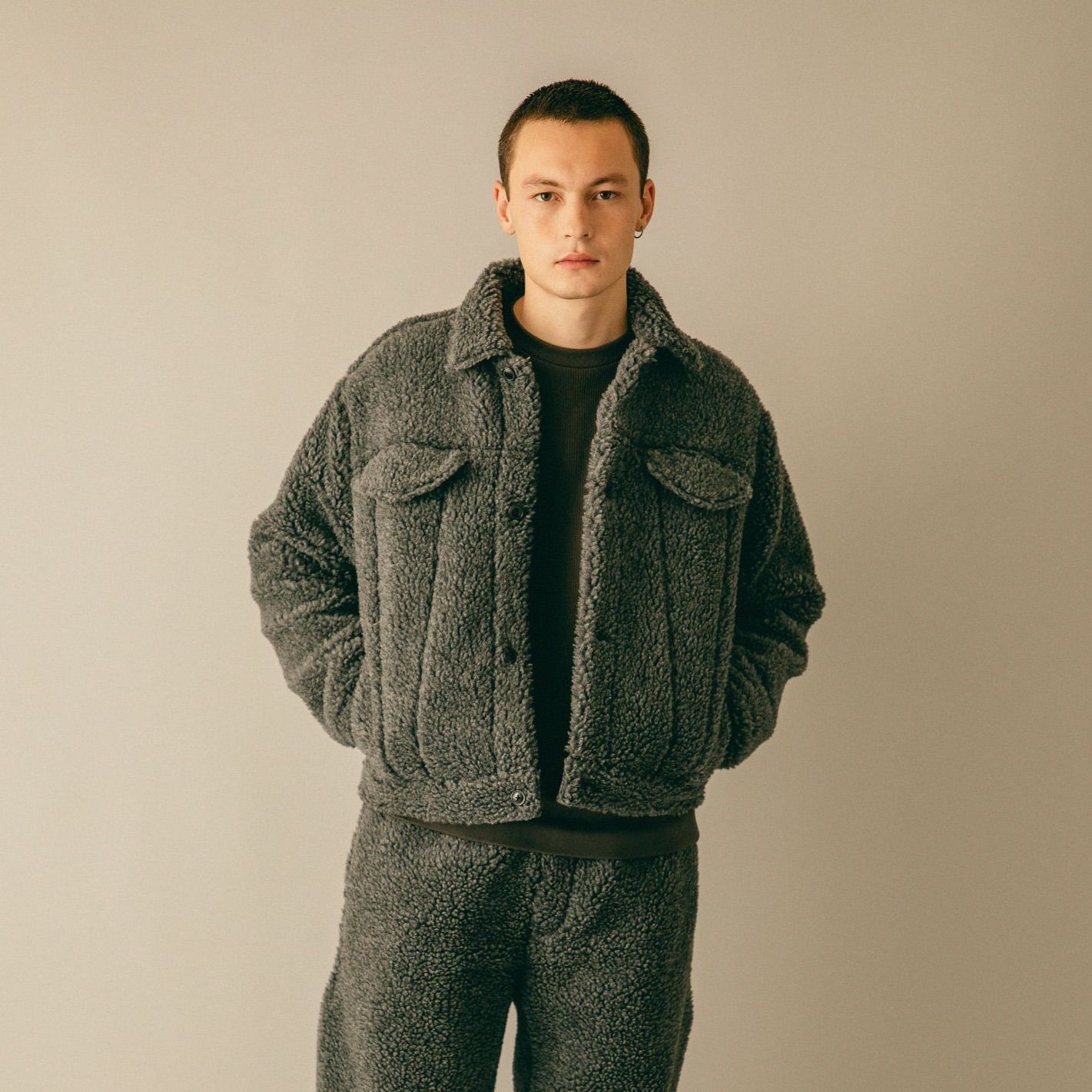 新品】blurhms（ブラームス）Boa Short Blouson BHS-19AW025 H