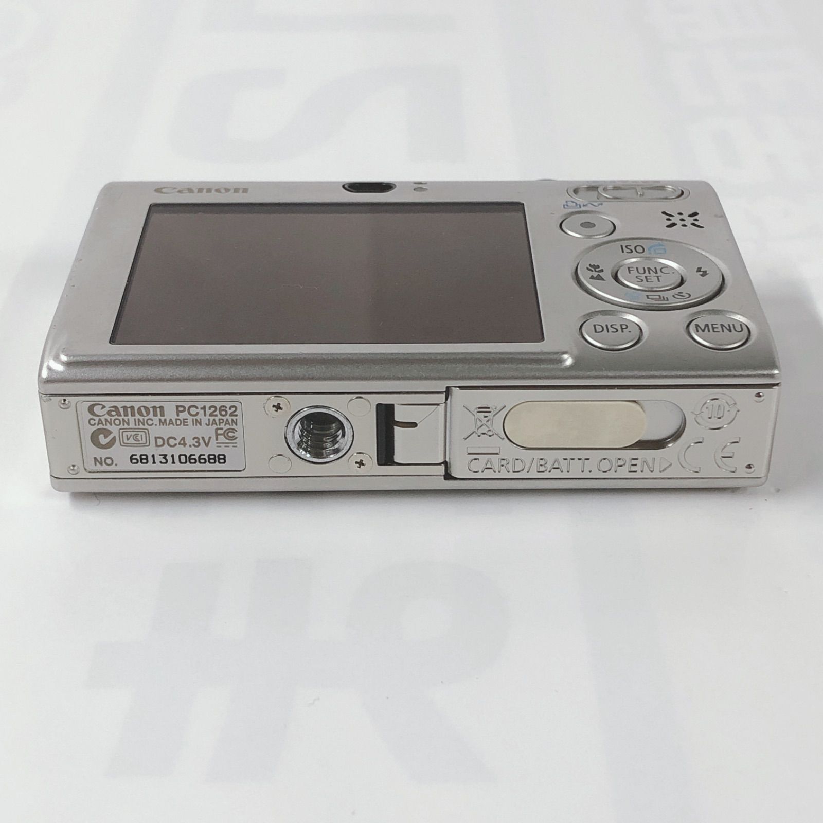 Canon キャノン デジタルカメラ IXY 25IS PC1262 シルバー ジャンク品