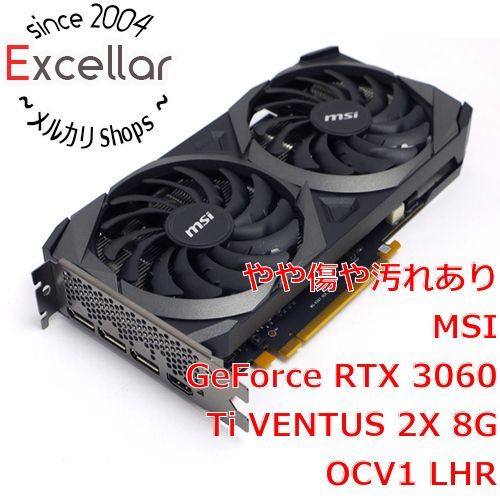 bn:3] MSI製グラボ GeForce RTX 3060 Ti VENTUS 2X 8G OCV1 LHR PCIExp