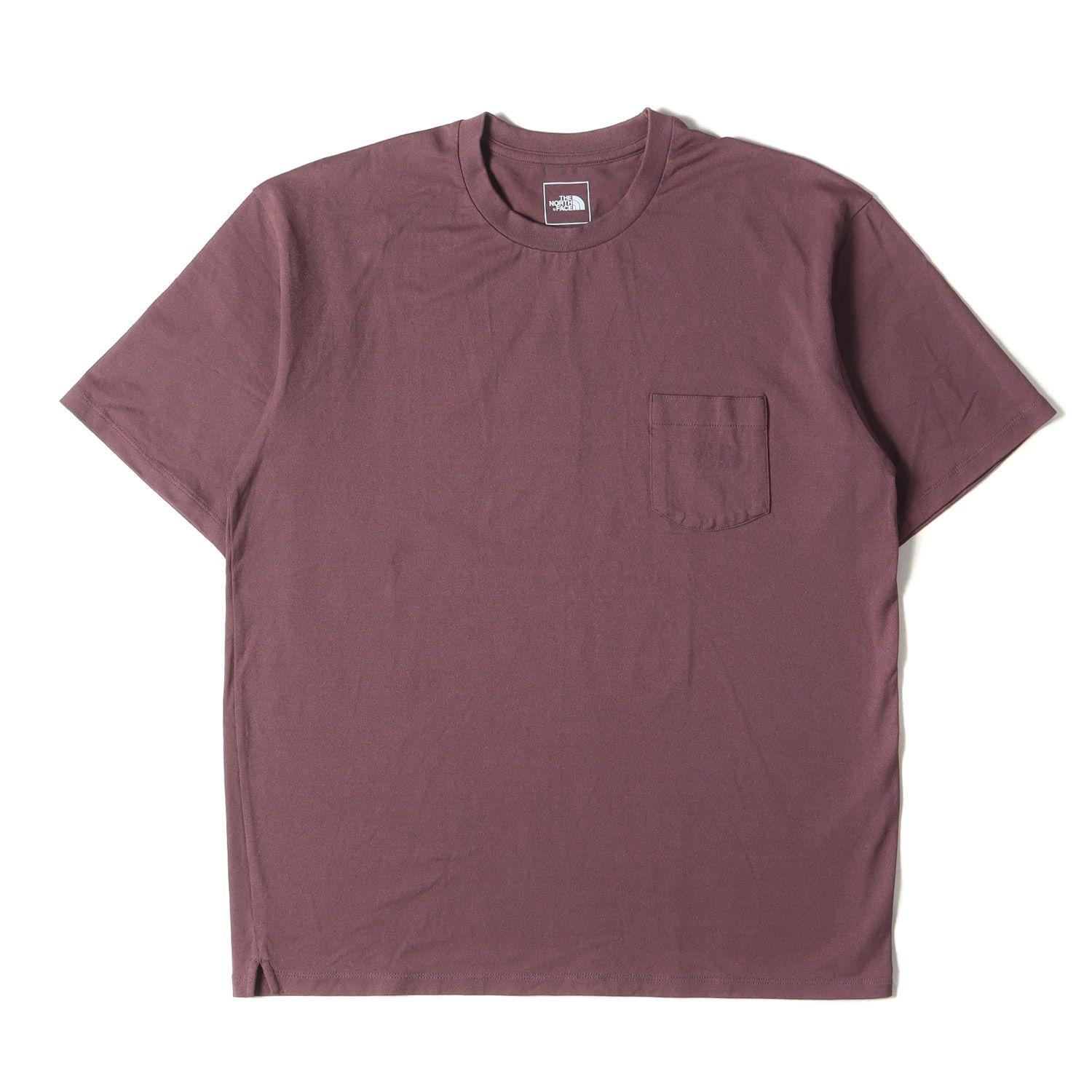 美品 THE NORTH FACE ノースフェイス Tシャツ サイズ:M 22AW コンフォーティブ ベーシック ポケット クルーネック 半袖Tシャツ S/S Comfortive Basic Crew NT32287 ハックルベリー(HB)【メンズ】