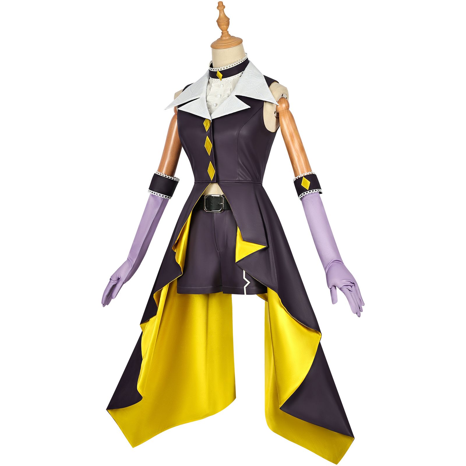 コスプレ 衣装 月詠歌 !-利用不可文字-! 守護甜心 変身衣装風 アニメ キャラクター 仮装 ドレス服 M250826-5