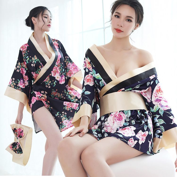 ステージ衣装 カラオケにも ちりめん風　着物ドレス　ワンピースｍ622 カラオケ衣装 ラインストーンネックレス付き ニット着物袖風