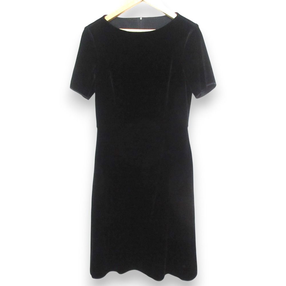 美品 VELOUR NOIR ベロア ノアール フォクシーニューヨーク Dress Noir Grace ワンピース 39834 サイズ38 ブラック レディース 古着 中古 USED