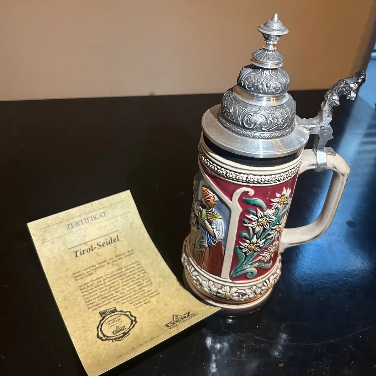 ゲルツ社製ビアジョッキ ゲルツ社 ビアジョッキ ビール 陶器 ドイツ製 ビンテージ - メルカリ