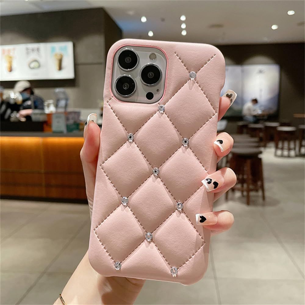 【在庫セール】ラインストーン マトラッセ キルティングケース iPhone14ケース スマホケース クリスタル キラキラ アイフォン14ケース iPhone ケース 可愛い 韓国 おしゃれ iPhone 携帯のケース iPh
