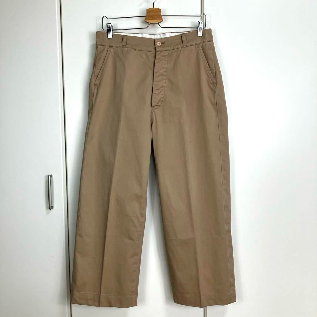 chimala チマラ OFFICERS CHINO オフィサーズチノ チノパン ワイド サイズ30 ベージュ Beige 2025SS Journal standard luxe ジャーナルスタンダードラックス