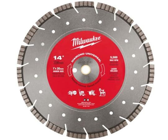 2営業日で発送 Milwaukee ミルウォーキー 14インチ 356mm ダイヤモンドブレード セグメントウェーブ型 49937140 7317