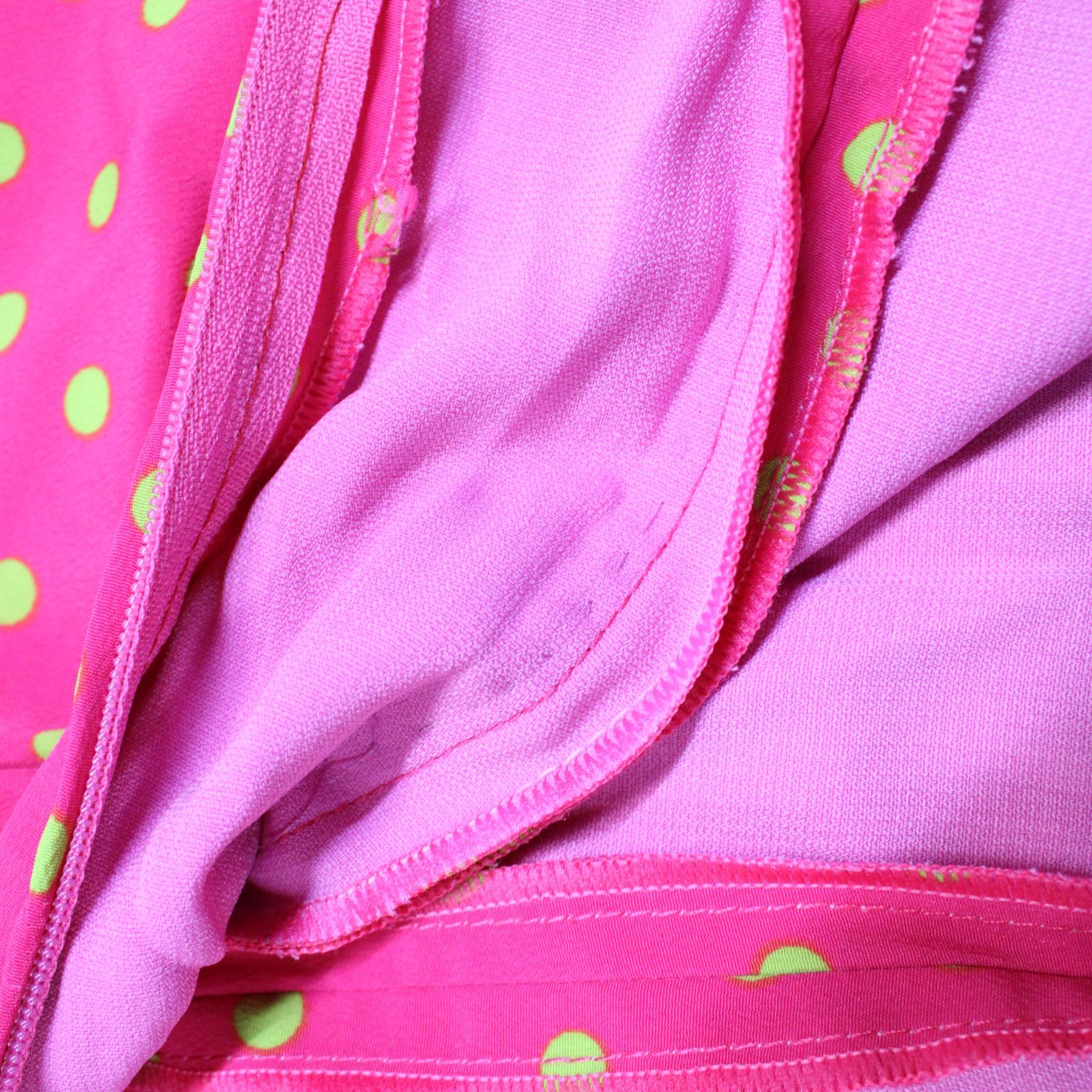 美品 フラメンコ衣装】ピンク ファルダ スカート ボランテ ドット 水玉