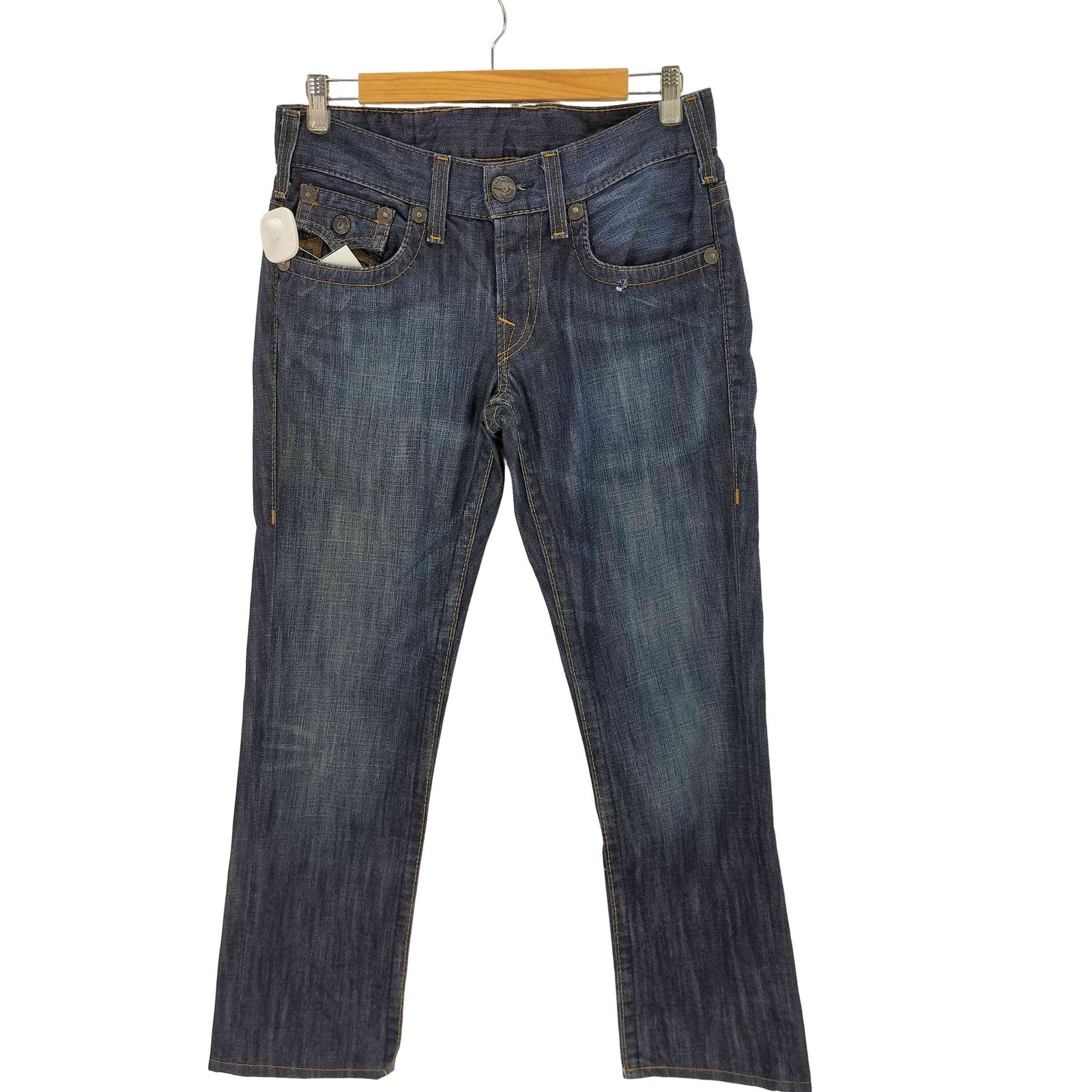 トゥルーレリジョン　SECTION ROW SEAT True Religion Section Row Seat Boot Cut Jeans Size 30 x 28