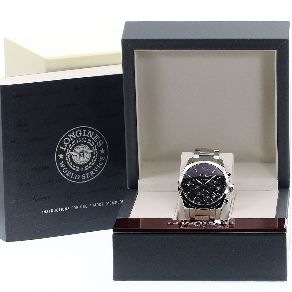 ロンジン LONGINES L2.786.4 コンクエスト クラシック クロノグラフ  