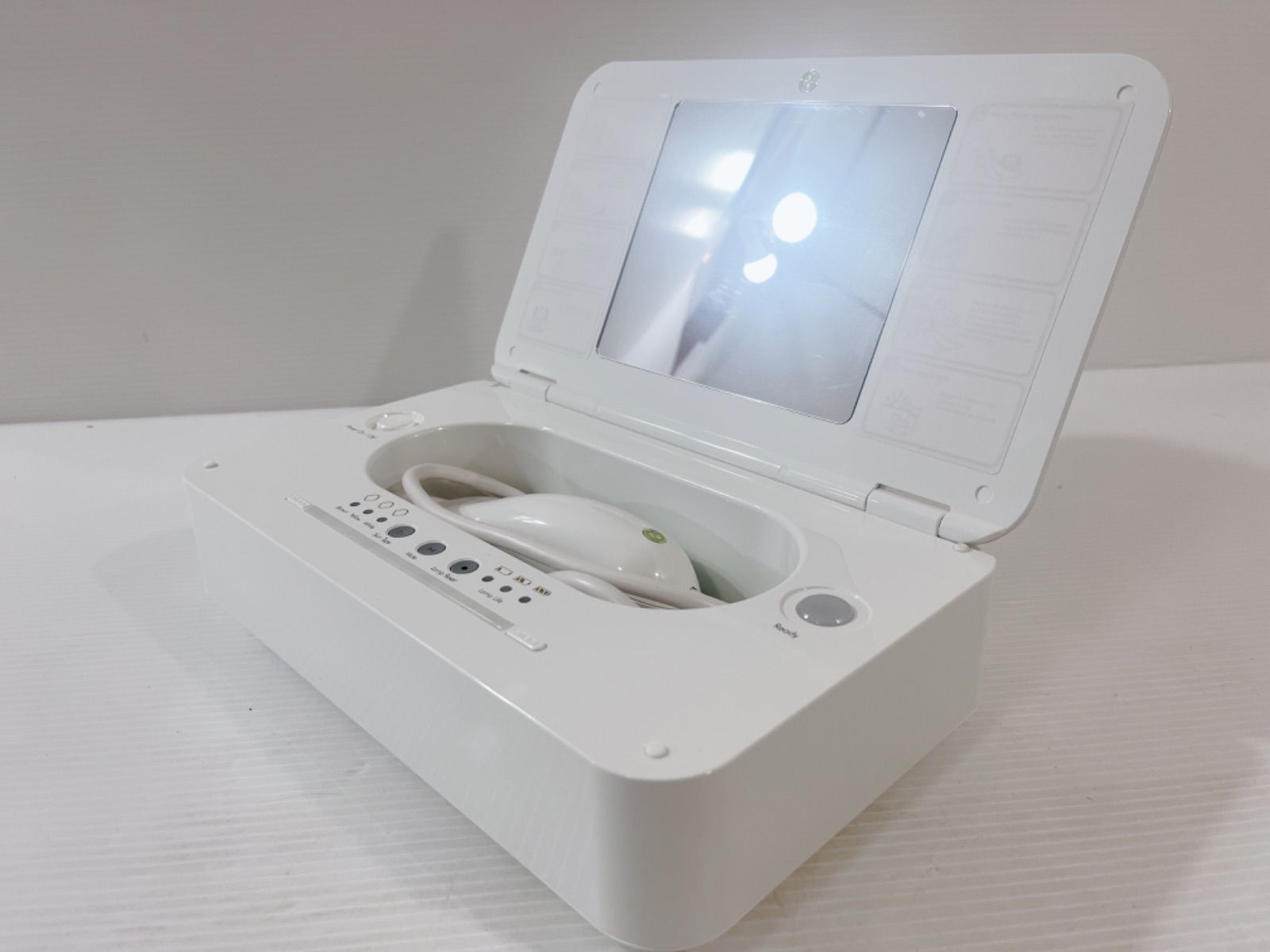 イーモ emo フラッシュ式脱毛器 韓国製 SS-1000 パルス光 - メルカリ