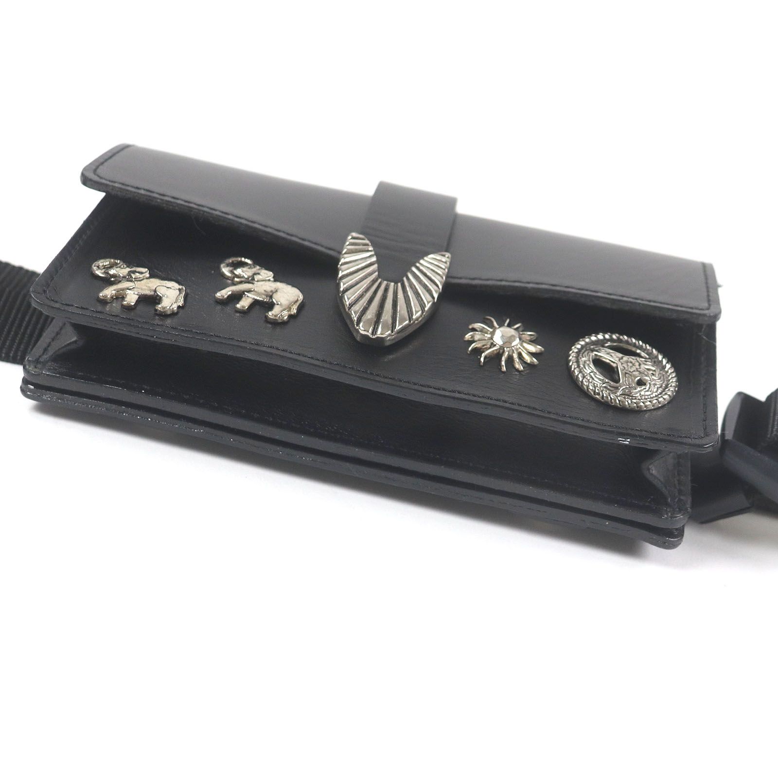 極美品□TOGA VIRILIS トーガビリリース Leather belt bag