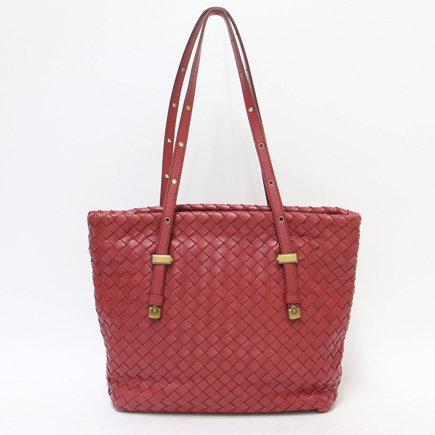 BOTTEGA VENETA ボッテガヴェネタ バッグ トート ショルダー レッド 赤 