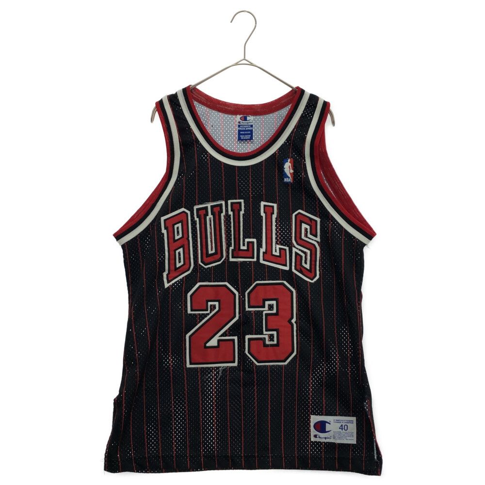 Champion - ジョーダン ゲームシャツ#23 JORDAN CHICAGO BULLS NBA Michael Jordan #23 Chicago Bulls NBA Champion Jersey 52 XXL