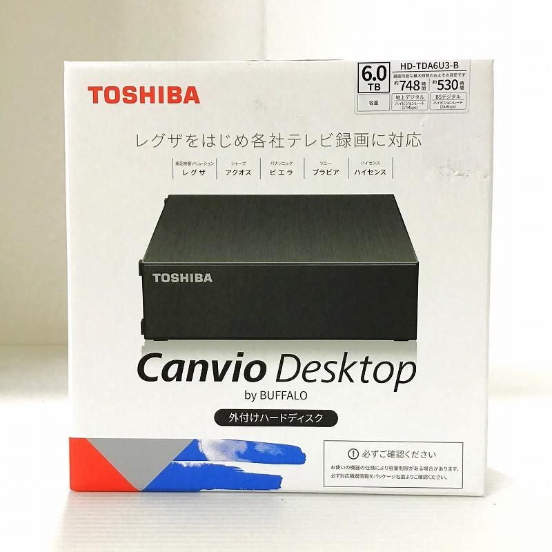 BUFFALO バッファロー 周辺機器 外付けHDD Canvio Desktop HDTDA6U3B