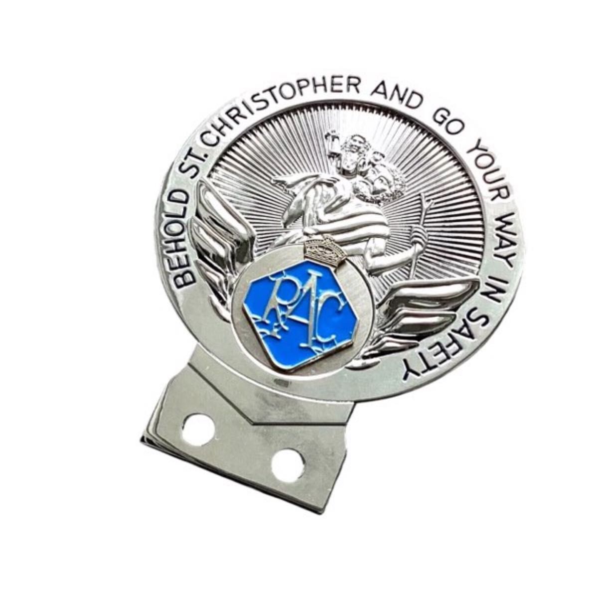 セントクリストファー RAC カー グリル バッジ 交通安全 お守り 英国製