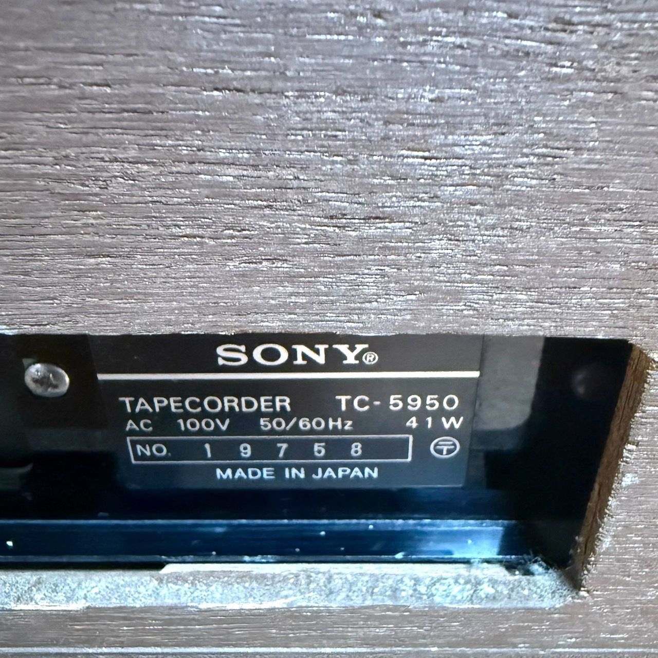 ☆送料無料 美品 SONY ソニー TC-5950 オープンリールデッキ