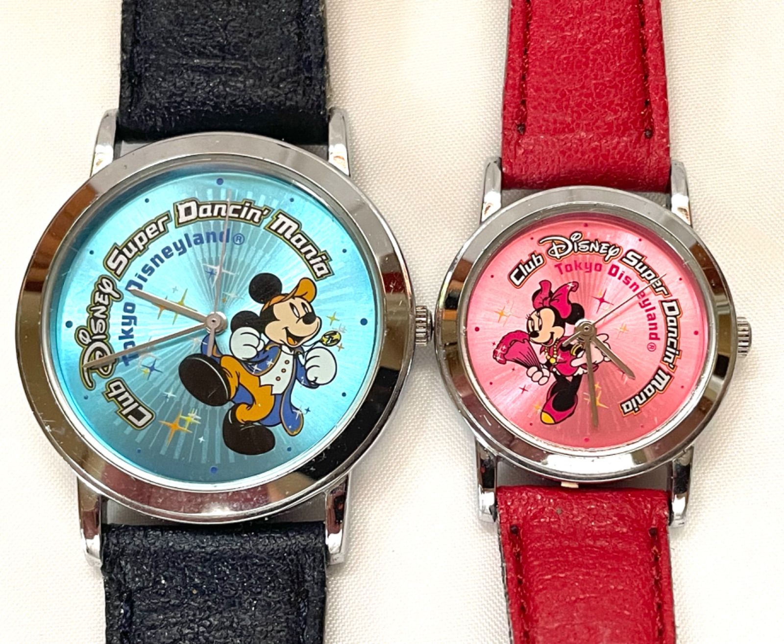 激レア 東京ディズニーランド スーパーダンシンマニア オリジナルペアウォッチ 激レア 東京ディズニーランド スーパーダンシンマニア