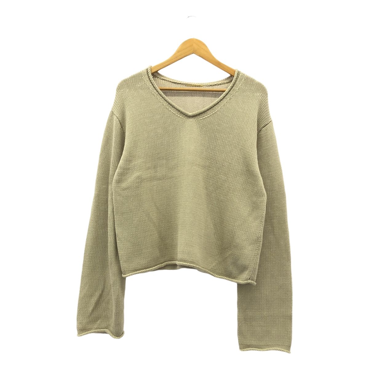 L Appartement | アパルトモン | 2025SS | Cotton 3G Vneck Knit Vネック ニット | ベージュ | レディース