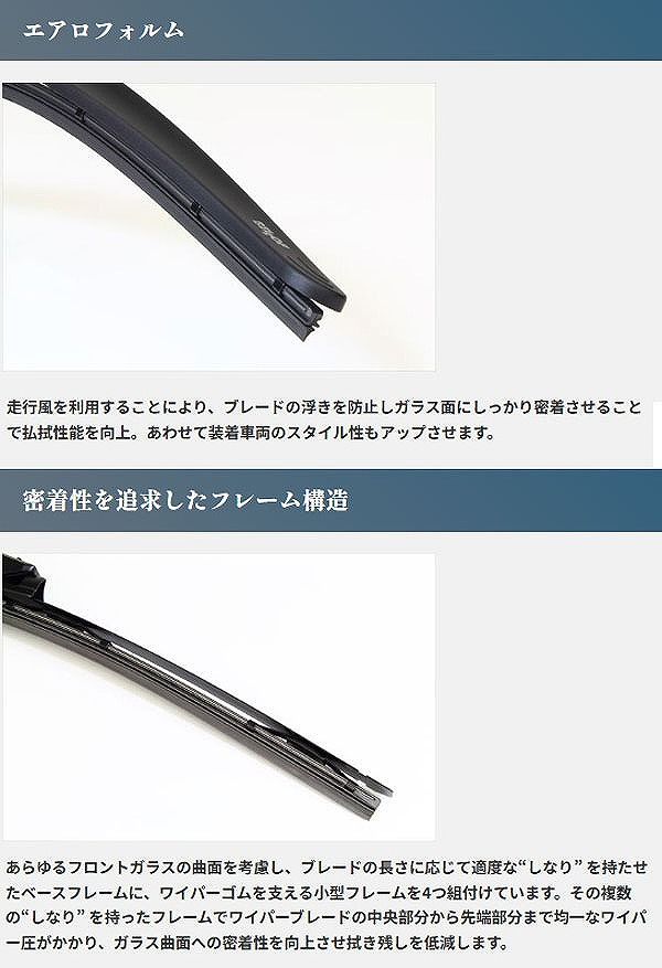 BELLOF(ベロフ) Sフラットワイパー アイ・ビューティー 助手席 BMW 2シリーズ 1J20,2F20 F22/F23 2014年02月～2022年01月 450mm IFW450