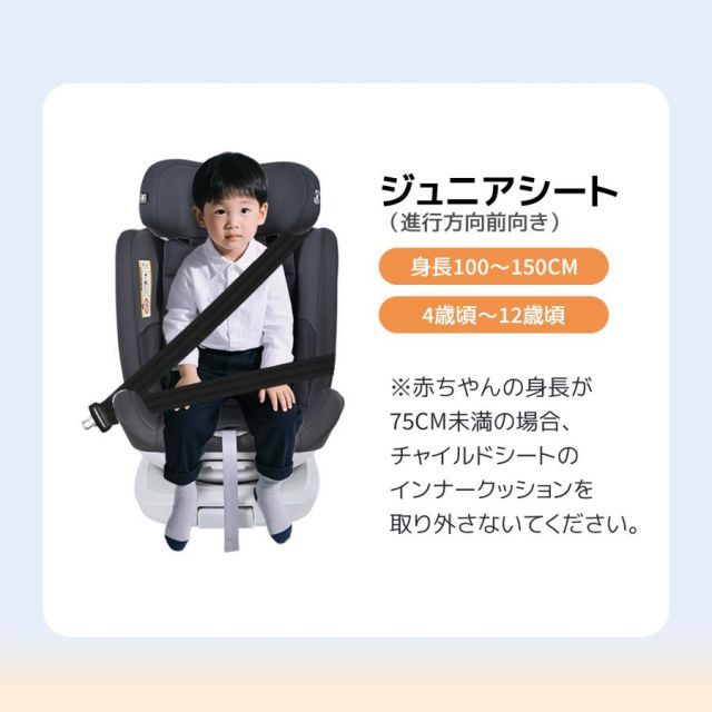 0歳～12歳頃 360度回転式