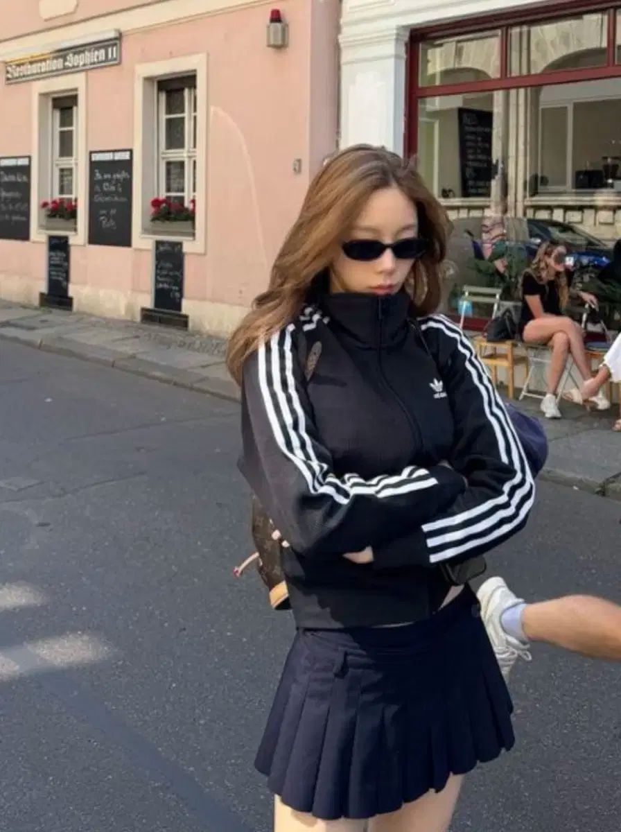 adidas テヨン TAEYEON ニット トップス ネイビー M サイズ