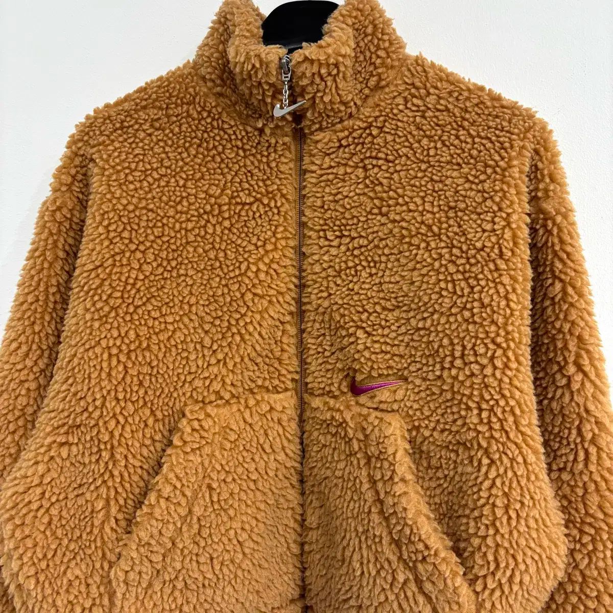 ナイキ ビックスウォッシュ シェルパ シープスキン クロップド ジャケット アウター USTAUSTRALIA_COM_AU