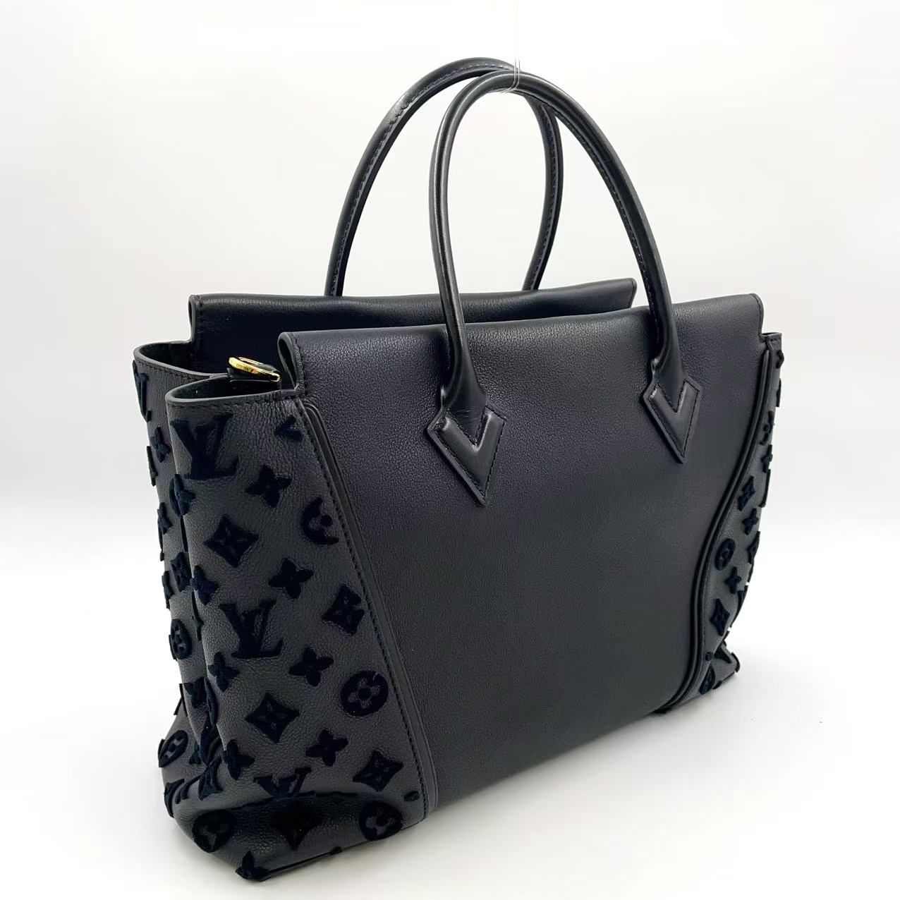 【大人気】　ルイヴィトン　ハンドバッグ　トートバッグ　ルシーユPM ノワール LOUIS VUITTON トートW PM モノグラムタフタージュ ノワール