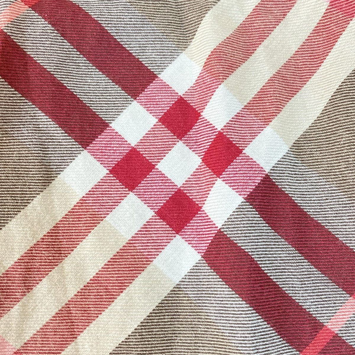 Burberry ピンクフレアチェックスカート 38 BURBERRY BLUE LABEL