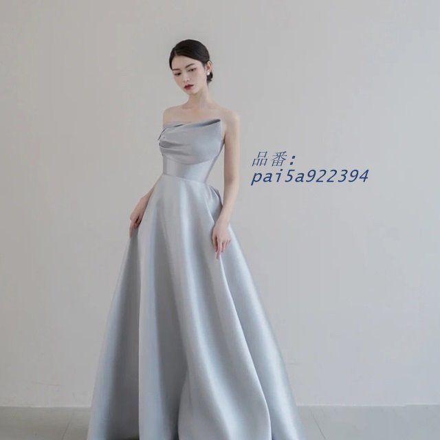 ウェディングドレス カラードレス 二次会 花嫁 パーティードレス ロングドレス 大きいサイズ シンプル 演奏会 4L 3L ステージ衣装 上品 発表会 オフショルダー pai5a922394 WWW_MORNINGWALKER_COM