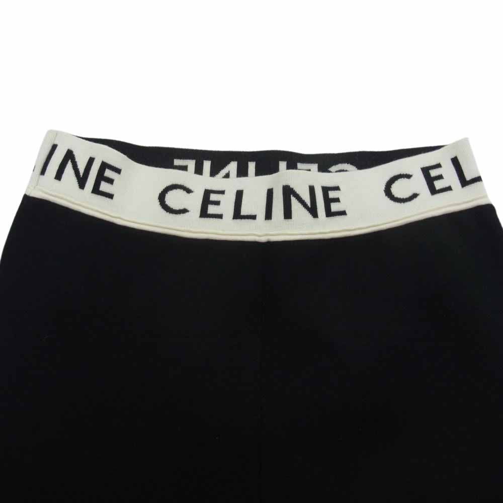 CELINE セリーヌ 2A05P372N アスレチック ニット ロゴ レギンス パンツ 