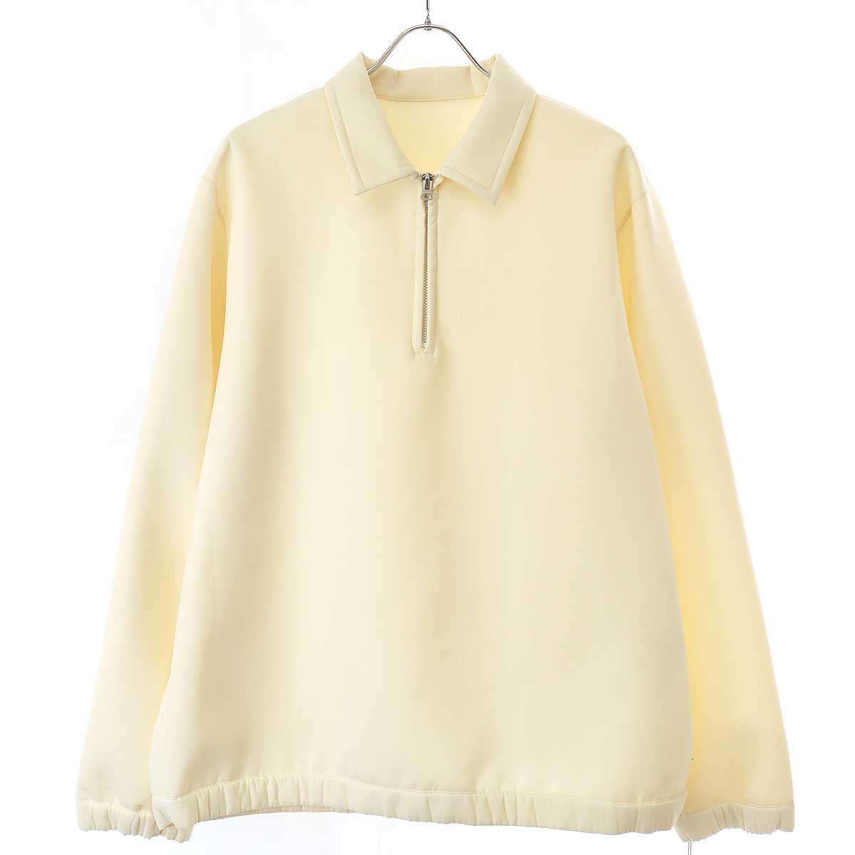 sacai サカイ 24SS Suiting Bonding Pullover ハーフジップ 